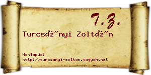 Turcsányi Zoltán névjegykártya